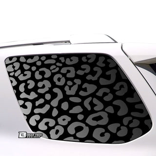 Precut Leopard Cheetah Rear Side Quarter Window Decal Sticker Fits Toyota 4Runner 2010 - 2024 - Bogar Tech Designs