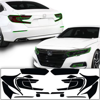 Precut Complete Head Light Tail Light Tint Film Kit Fits Honda Accord 2018 - 2022 - Bogar Tech Designs