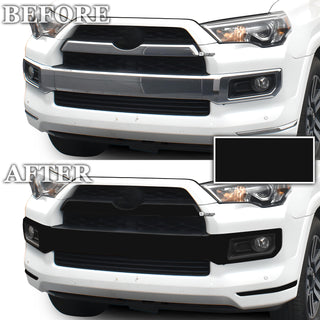 Buy matte-black Vinyl Chrome Delete Wheel Sides Front Rear Bumper Trim Blackout Decal Stickers Cover Overlay Fits Toyota 4Runner 2014-2024