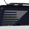 Precut American Flag Rear Side Quarter Window Decal Stickers Fits Ford Bronco Sport 2021 - 2025 - Bogar Tech Designs