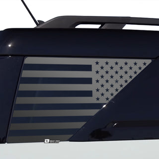 Precut American Flag Rear Side Quarter Window Decals Fits Ford Bronco Sport 2021 2022 - Tint, Paint Protection, Decals & Accessories for your Vehicle online - Bogar Tech Designs