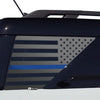 Precut American Flag Rear Side Quarter Window Decal Stickers Fits Ford Bronco Sport 2021 - 2025 - Bogar Tech Designs