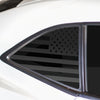 Quarter Window American Flag Vinyl Decal Stickers Fits Chevrolet Camaro 2010 - 2015 - Bogar Tech Designs