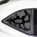 Precut Quarter Window Animal Cow Print Vinyl Decal Sticker Fits Chevrolet Camaro 2010 - 2015 - Bogar Tech Designs