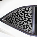 Precut Quarter Window Animal Leopard Print Vinyl Decal Sticker Fits Chevrolet Camaro 2010 - 2015 - Bogar Tech Designs