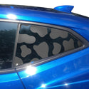 Precut Quarter Window Animal Cow Print Vinyl Sticker Decal Fits Camaro 2016 - 2022 - Bogar Tech Designs