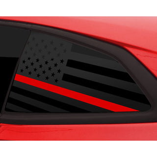 Quarter Window American Flag Vinyl Decal Stickers Fits Camaro 2016 - 2025 - Bogar Tech Designs