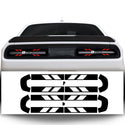Tail Light Race Track Bat Vinyl Overlay Decal Stickers Cover Fits Dodge Challenger 2015 - 2024 Gloss - Bogar Tech Designs