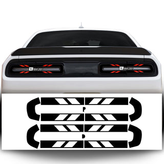 Tail Light Race Track Bat Vinyl Overlay Decal Cover Fits Dodge Challenger 2015-2022 Gloss - Tint, Paint Protection, Decals & Accessories for your Vehicle online - Bogar Tech Designs