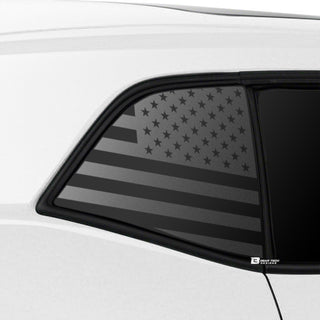 Quarter Window American Flag Vinyl Decal Stickers Fits Challenger 2008 - 2023 - Bogar Tech Designs