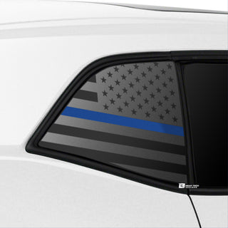 Quarter Window American Flag Vinyl Decal Stickers Fits Challenger 2008 - 2023 - Bogar Tech Designs