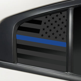 Quarter Window American Flag Vinyl Decal Stickers Fits Dodge Charger 2011 - 2023 - Bogar Tech Designs