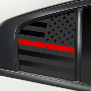Quarter Window American Flag Vinyl Decal Stickers Fits Dodge Charger 2011 - 2023 - Bogar Tech Designs
