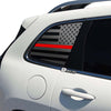 American Flag Rear Side Quarter Window Precut Decal Stickers Fits Jeep Cherokee 2014 - 2023 - Bogar Tech Designs