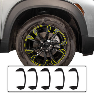 Vinyl Chrome Delete Wheel Front Grille Trim Blackout Decal Stickers Overlay Film Fits Chevy Trailblazer 2021 2022 2023 - Bogar Tech Designs