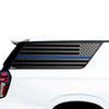 American Flag Window Vinyl Decal Stickers Fits Chevy Suburban GMC Yukon XL 2021 - 2025Blue Pink Red Green Line - Bogar Tech Designs