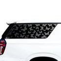 Animal Leopard Cow Paw Heart Window Vinyl Decal Stickers Fits Chevy Suburban GMC Yukon XL 2022 2023 2024 2025 Blue Pink Red Green Line - Bogar Tech Designs