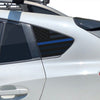 Rear Quarter Window American Flags Vinyl Decal Sticker Fits Subaru CrossTrek XV 2018 - 2021 - Bogar Tech Designs