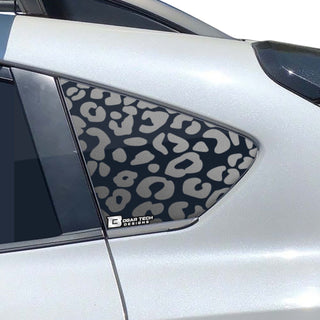 Rear Quarter Window Leopard Print Vinyl Decal Fits Subaru CrossTrek XV 2018 - 2022 - Bogar Tech Designs