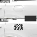 Precut Leopard Cheetah Rear Side Quarter Window Fuel Door Decal Stickers Fits Dodge Durango 2014 - 2023 - Bogar Tech Designs