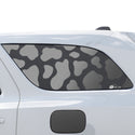 Precut Cow Print Rear Side Quarter Window Fuel Door Decal Stickers Fits Dodge Durango 2014 - 2023 - Bogar Tech Designs