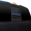Precut Rear Middle Window American Flag Vinyl Decal Sticker Fits Ford F150 2004 - 2014 - Bogar Tech Designs
