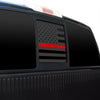 Precut Rear Middle Window American Flag Vinyl Decal Sticker Fits Ford F150 2004 - 2014 - Bogar Tech Designs