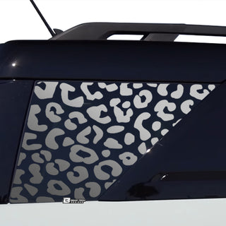 Precut Leopard Cheetah Rear Side Quarter Window Decal Fits Ford Bronco Sport 2021 2022 2023 - Bogar Tech Designs