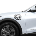 Animal Leopard Cheetah Cow Fuel Door Gas Cap Vinyl Decal Sticker Fits Ford Mustang Mach - E 2021 2022 2023 2024 - Bogar Tech Designs