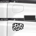 Precut Animal Leopard Print Rear Window Fuel Door Decal Stickers Fits Jeep Gladiator 2020 2021 2022 - Bogar Tech Designs