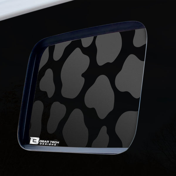 Precut Animal Cow Print Rear Window Fuel Door Decal Stickers Fits Jeep Gladiator 2020 2021 2022 - Bogar Tech Designs