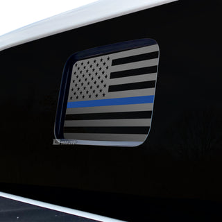 Precut American Flag Rear Window Decal Sticker Fits Jeep Gladiator 2020 - 2025 - Bogar Tech Designs