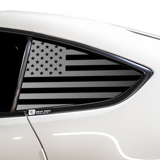 American Flag Rear Side Quarter Window Precut Decal Stickers Fits Toyota GR86 2022 2023