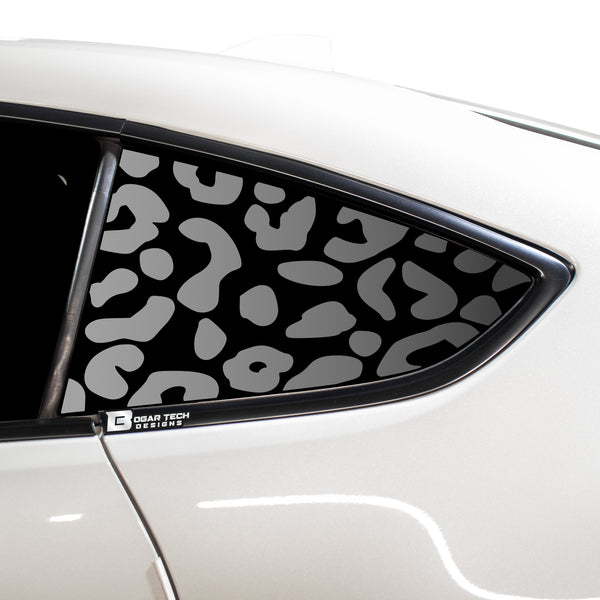 Cow Leopard Print Animal Decal Rear Side Quarter Window Precut Fits Toyota GR86 2022 2023 - Bogar Tech Designs