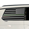American Flag Window Vinyl Decal Stickers Fits Jeep Grand Cherokee L 2021 - 2025Blue Pink Red Green Line - Bogar Tech Designs