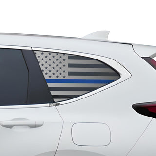 Buy thin-blue-line American Flag Quarter Window Vinyl Decal Stickers Fits Honda CR-V 2017-2022
