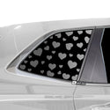 Animal Leopard Cow Paw Heart Window Vinyl Decal Stickers Fits Honda CR - V 2023 2024 2025 - Bogar Tech Designs