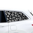 Animal Leopard Cow Paw Heart Window Vinyl Decal Stickers Fits Honda Pilot 2016 - 2022 - Bogar Tech Designs