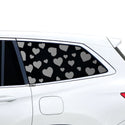 Animal Leopard Cow Paw Heart Window Vinyl Decal Stickers Fits Honda Pilot 2016 - 2022 - Bogar Tech Designs