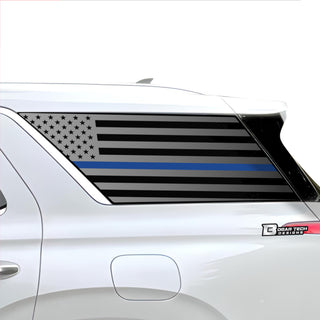Buy thin-blue-line American Flag Quarter Window Vinyl Decal Stickers Fits Hyundai Palisade 2020-2024