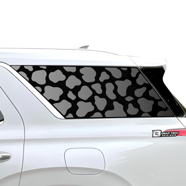 Animal Leopard Cow Window Vinyl Decal Stickers Fits Hyundai Palisade 2020 - 2024 - Bogar Tech Designs