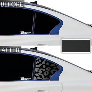 Animal Leopard Cheetah Cow Paw Heart Star Butterfly Window Vinyl Decal Stickers Fits Infiniti Q50 2018 2019 2020 2021 2022 2023 2024 - Bogar Tech Designs