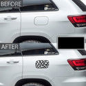 Precut Leopard Cheetah Print Window Fuel Door Gas Cap Vinyl Decal Fits Jeep Grand Cherokee 2011 - 2021 - Bogar Tech Designs