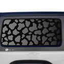 Animal Leopard Cow Paw Heart Window Vinyl Decal Stickers Fits Jeep Wrangler JL 2 Door 2018 2019 2020 2021 2022 2023 2024+ - Bogar Tech Designs