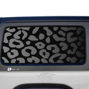 Animal Leopard Cow Paw Heart Window Vinyl Decal Stickers Fits Jeep Wrangler JL 2 Door 2018 2019 2020 2021 2022 2023 2024+ - Bogar Tech Designs