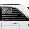 American Flag Window Vinyl Decal Stickers Fits Jeep Grand Cherokee 2022 - 2025Blue Pink Red Green Line - Bogar Tech Designs