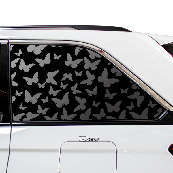 Animal Leopard Cheetah Cow Paw Heart Star Butterfly Window Vinyl Decal Stickers Fits Jeep Grand Cherokee 2022 2023 - Bogar Tech Designs
