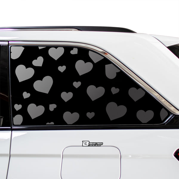 Animal Leopard Cheetah Cow Paw Heart Star Butterfly Window Vinyl Decal Stickers Fits Jeep Grand Cherokee 2022 2023 - Bogar Tech Designs