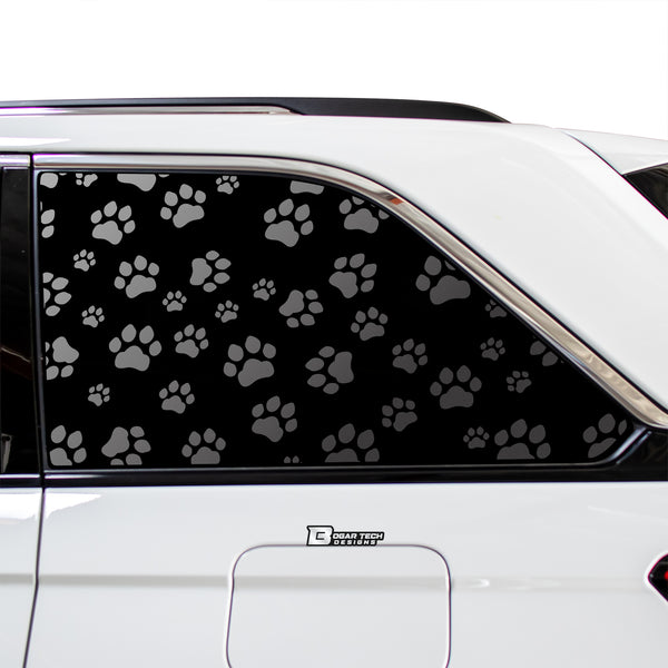 Animal Leopard Cheetah Cow Paw Heart Star Butterfly Window Vinyl Decal Stickers Fits Jeep Grand Cherokee 2022 2023 - Bogar Tech Designs