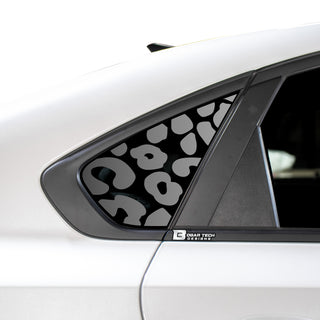 Animal Leopard Cheetah Cow Window Vinyl Decal Stickers Fits Kia Forte 2019 - 2023 - Bogar Tech Designs